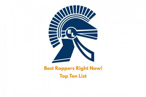 Trojan Logo above text saying "Best Rappers Right Now! Top Ten List"