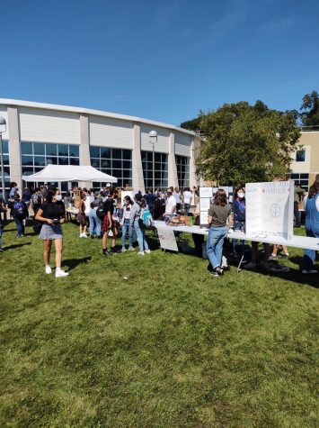 Students at Club Rush