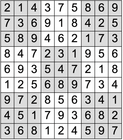 Sudoku Answers by Marie Adele Grosso