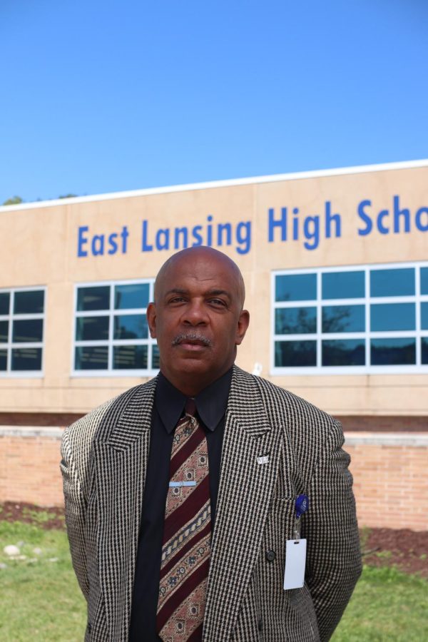 Mayfield poses for a photo outside of ELHS on Sept 7.