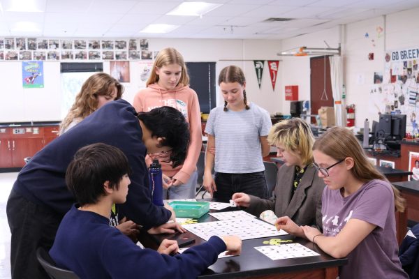 Bird club presidents, Aya Howard (11) and Newt Wheeler (11) decide to play bird themed bingo.